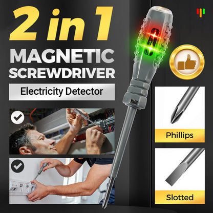 🎅50% off Christmas sale🔥2-in-1  High Torque Strong Magnetic Screwdriver Electricity Detector