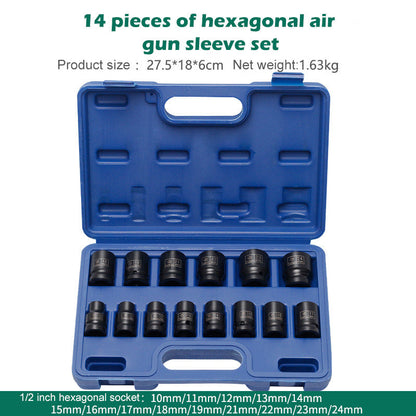 1/2" Hex Short Socket Set with Organizer（50% OFF）