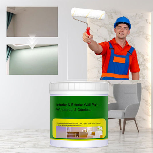 🎅  50% off Christmas Sale🎅Interior & Exterior Wall Paint - Waterproof & Odorless