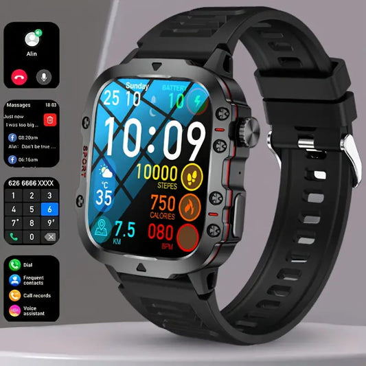 Rugged Outdoor Smart Watch - 100+ Sports Modes（47% OFF）