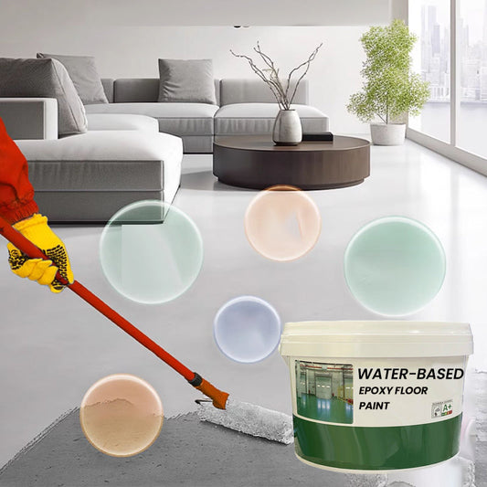 🎅🎄Xmas Sale🔥Water-Based Epoxy Floor Paint with Tool