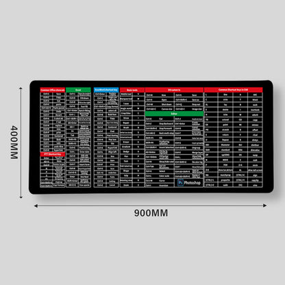 🎅49% off sale🔥Quick Key Super Large Anti-slip Keyboard Pad - with Office Software Shortcuts Pattern