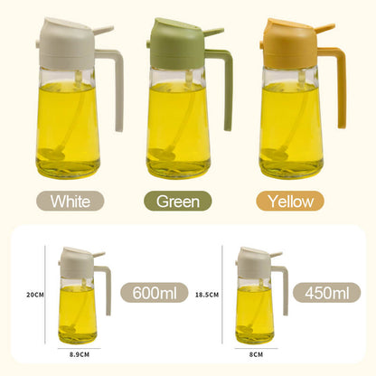 Spraying/ Pouring Integrated Oil Dispenser Bottle