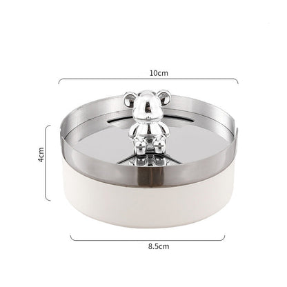 Stainless Steel Rotating Ashtray